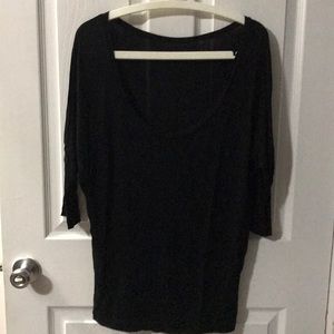 Black Viscose American Apparel Tee